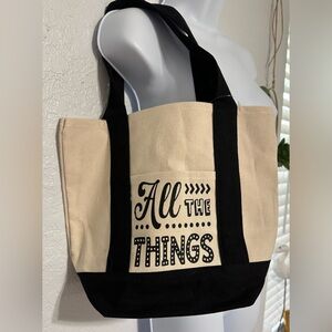 Canvas Tote Bag “All the Things”